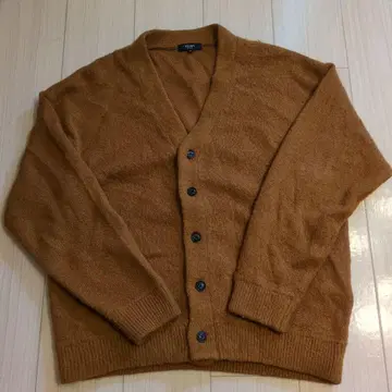 BEAMS HEART 모헤어 터치 샤기 가디건