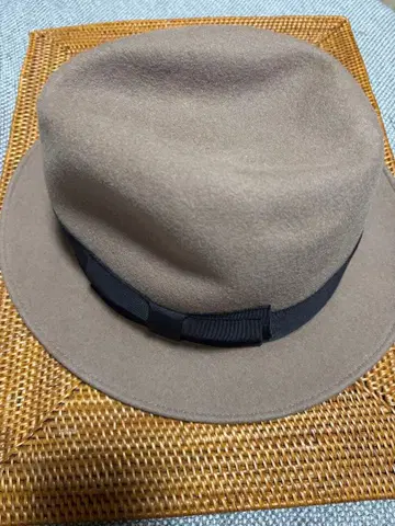 CA4LA 카시라 펠트 햇 KNOX 브라운 58 일본제 중절모