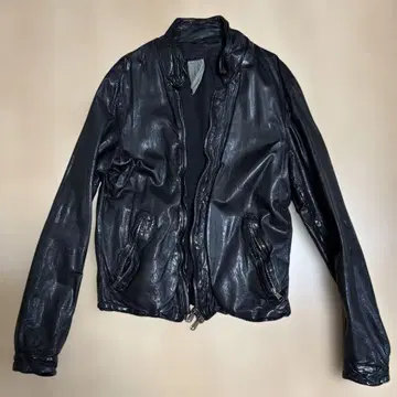 GIORGIO BRATO 가죽 라이더 자켓