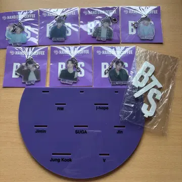 BTS HAND DRIP COFFEE 아크릴 키링 스탠드