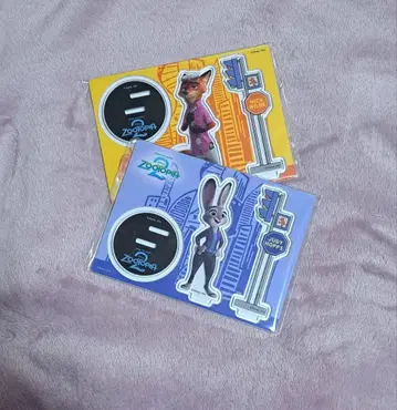 주토피아 아크릴 스탠드 주디 닉 세트