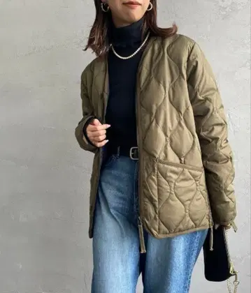 TAION 퀼팅 다운 자켓