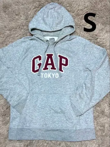 갭 GAP 로고 후드티 TOKYO 속기모 맨투맨 그레이 S 사이즈