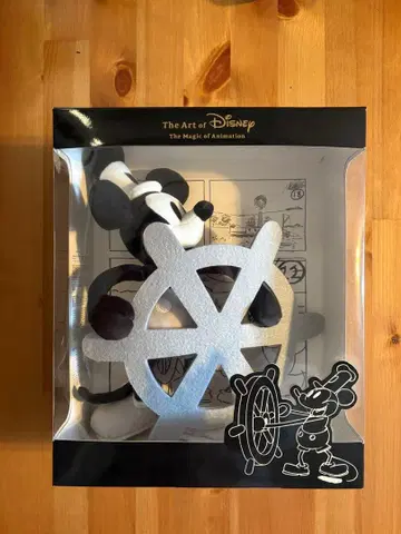 증기선 윌리 미키 봉제 인형 디즈니 아트전 한정판