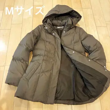 골든베어 다운 코트 M 사이즈 브라운 다운 페더 자켓