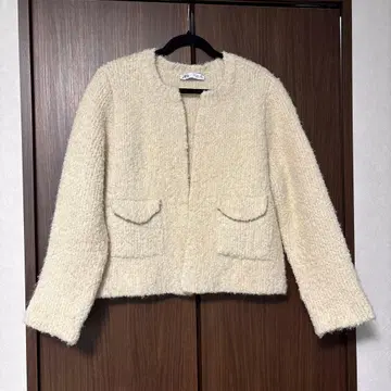 ZARA 노카라 니트 자켓