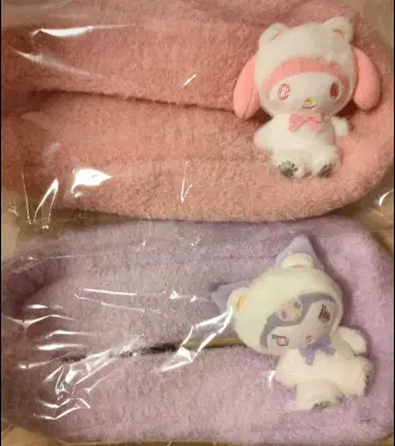 마이멜로디 쿠로미 마스코트 부착 티슈 박스 커버 2개 세트