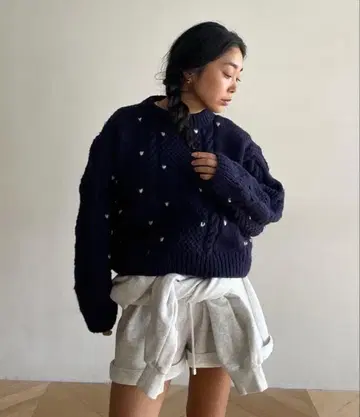 SeaRoomlynn NPL HM 프티 하트 니트