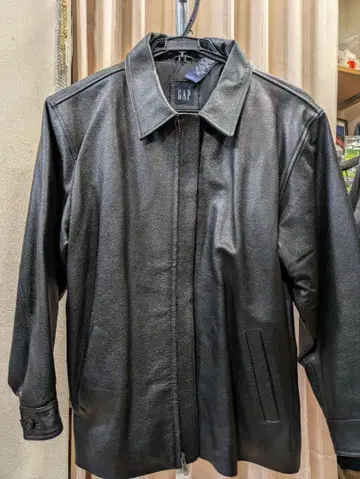 아름다운 GAP 블랙 가죽 자켓