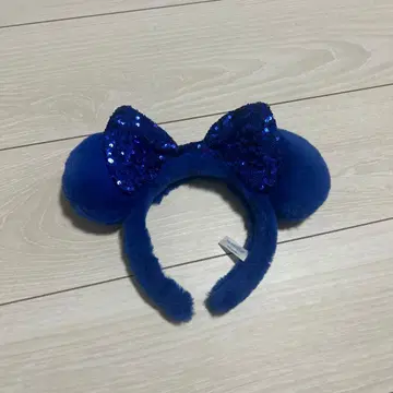 블루의 복슬복슬 미니 귀 머리띠
