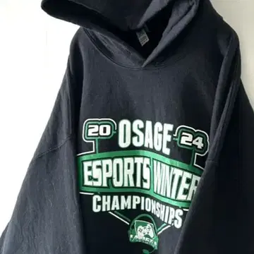 길단 ESPORTS WINNER 후드티 2XL 블랙 블랙 구제 의류