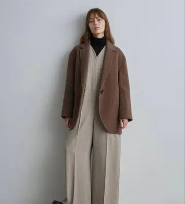 릴랙스 울 자켓 코트 styling/