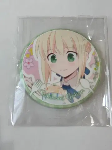 Fate 에미야네 집 오늘의 밥 세이버 아르토리아 캔뱃지