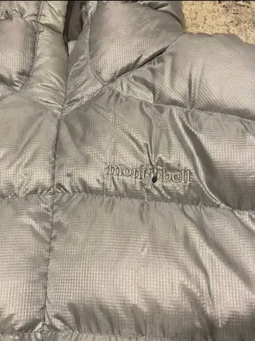mont-bell 그레이 다운 자켓 M