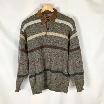 Weekend Swingot 니트 옷깃 코듀로이 L 울 B4208