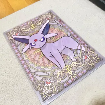 포켓몬 센터 한정판 브이콜레 에브이 클리어 파일