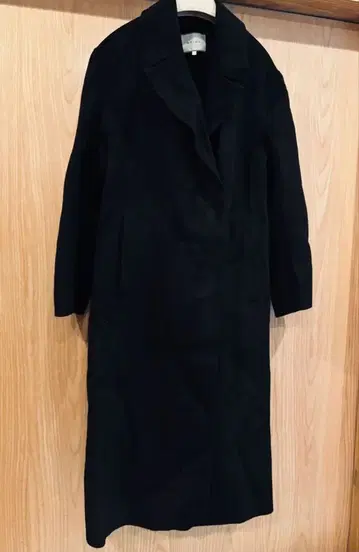 BEIGE. 블랙 롱 코트 사이즈 4