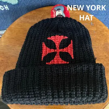 [ 데드스탁 ] NEWYORKHAT 뉴욕 햇 아이언 크로스 블랙