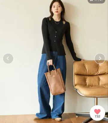 한정판 전개 레이어드 버튼 니트 가디건 풀오버