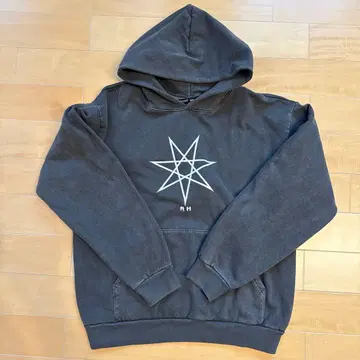 RIOT HILL 별 모양 프린트 후드티 L