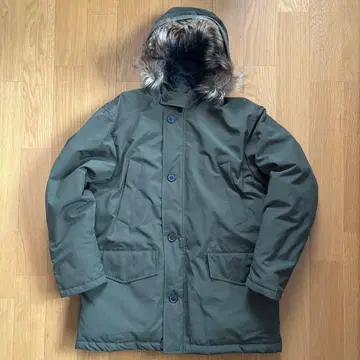 GLOBAL WORK 노르딕 다운 카키 그린