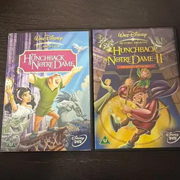 영국 DVD 노트르담의 꼽추 I & II 세트