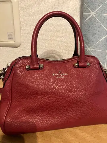 케이트 스페이드 빨간색 가죽 숄더백