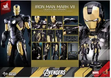 핫토이즈 아이언맨 마크7 (블랙&골드판)