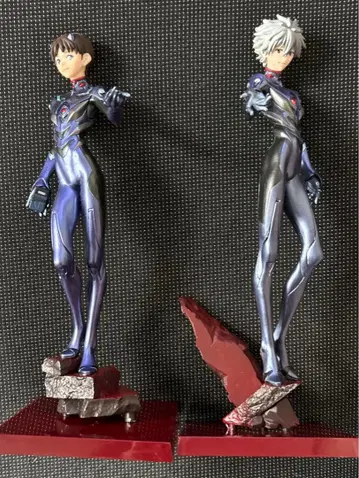 이카리 신지 나기사 카오루 에반게리온 피규어