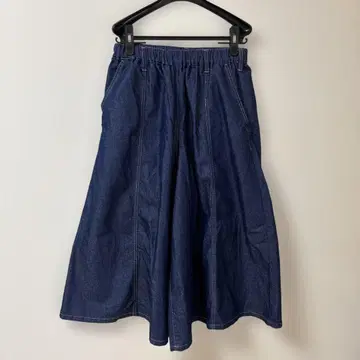 스튜디오 클립 데님 가우초 팬츠