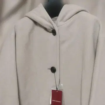 [ 미사용품 정가 세금 포함 20900엔 ] 오버 플리스 코트 베이지