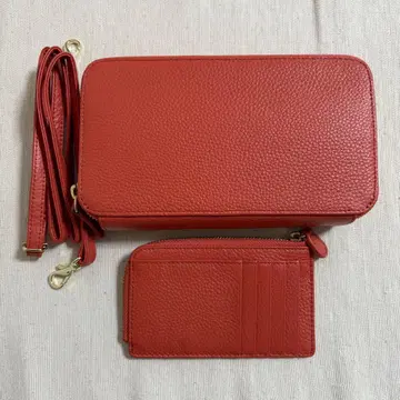 레전드 마츠시타 지갑 백 코랄 새상품