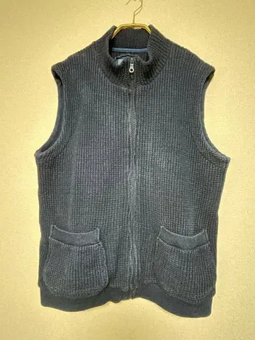 할리우드 런치마켓 BLUE BLUE 인디고 집업 베스트