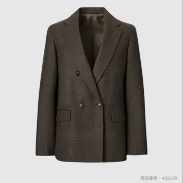 [ 새상품급 ] 유니클로 더블 자켓 (치드리) S 사이즈