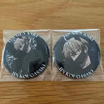 도원암귀 파보테리아 천사 악마 캔뱃지 악마ver. 코우고우자키 진 세트