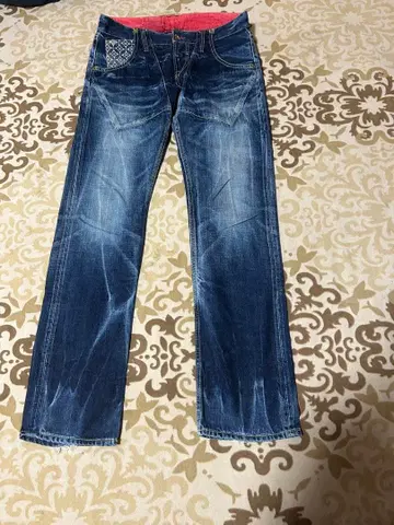 ETERNAL 비추쿠라시키 공방 유즈드 가공 가몬 데님 24454