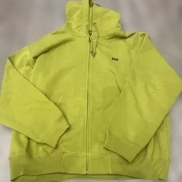 HUF 라임 그린 후드티 XL