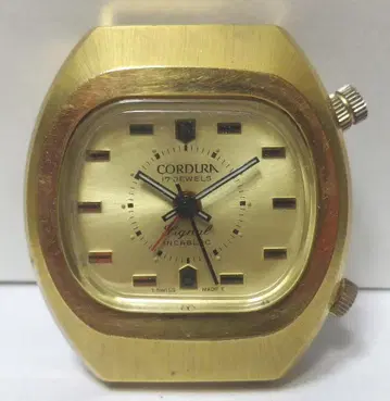 70' 빈티지 CORDURA ALARM 일상 사용 가능 수동 와인딩 알람