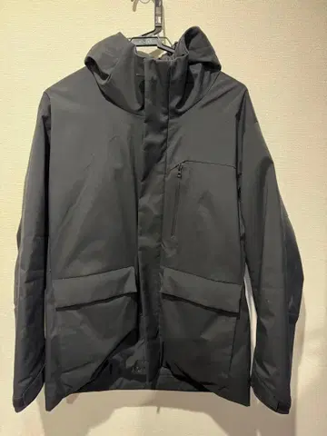 UNIQLO 블랙 후드 부착 자켓 M