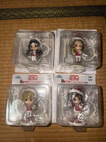 케이온!! 큥캐러 산타ver 피규어 제일복권 세트