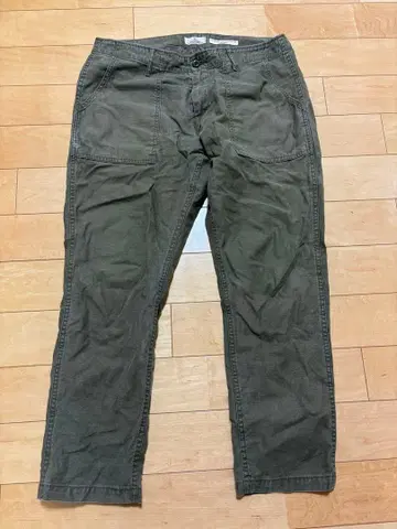 재팬 블루 청바지 올리브 워크 팬츠 사이즈 XL