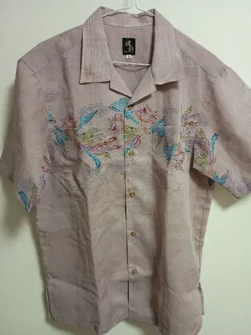 고급 카리유시 브랜드 류소! 카리유시 의류! M 사이즈 노다리미