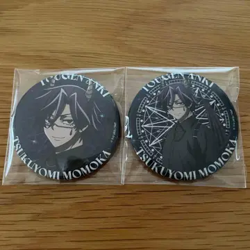 도원암귀 파보테리아 천사 악마 캔뱃지 악마ver. 도화월영 세트