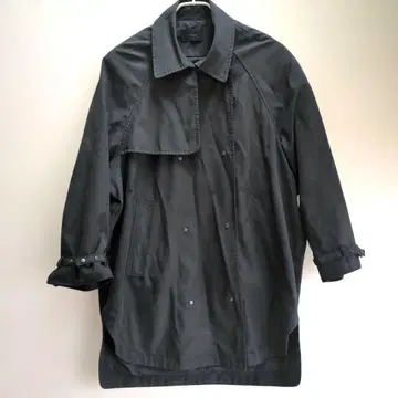 2 PAGE 블랙 트렌치코트