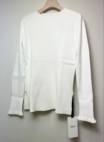 새상품 araara 하이 게이지 리브 니트 25AW