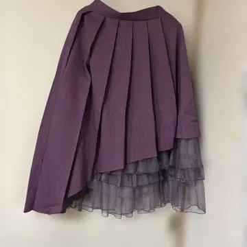 axes femme 퍼플 플레어 스커트 택 포함 새상품