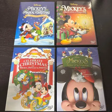 영국 DVD 디즈니 미키 크리스마스 애니메이션 DVD 4장 세트