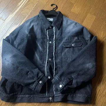 ADRER 블라스트 데님 충전솜 블루종