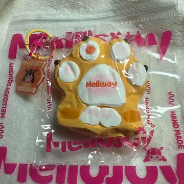 mellojoy 메로조이 스퀴즈 고양이 발바닥 브라운 태비