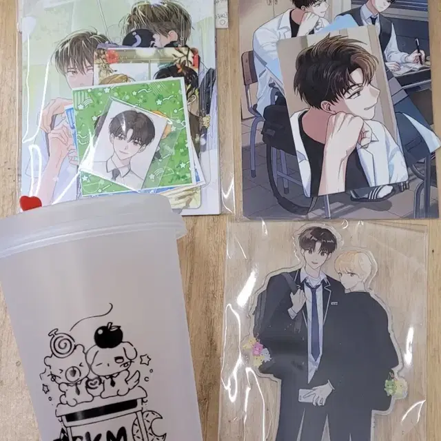 데못죽 큰문의 정석 큰세문대 카페 전프레 럭드 포카 엽서세트 아크릴스탠드